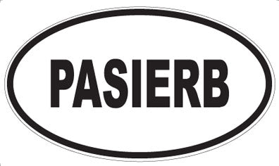 PASIERB - Oval Magnet