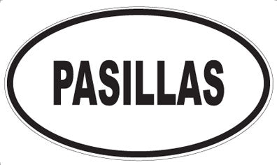 PASILLAS - Oval Magnet