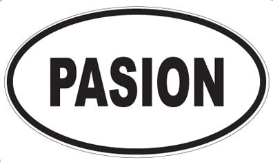 PASION - Oval Sticker
