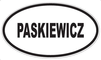 PASKIEWICZ - Oval Magnet