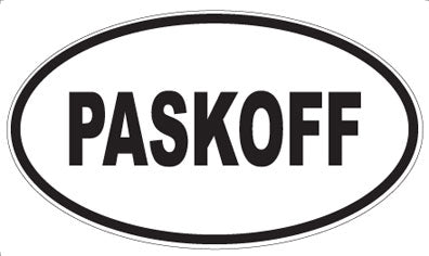 PASKOFF - Oval Magnet