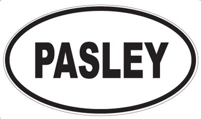 PASLEY - Oval Magnet