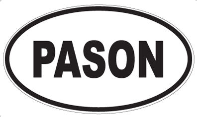 PASON - Oval Magnet