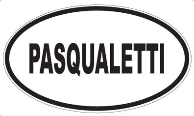 PASQUALETTI - Oval Sticker