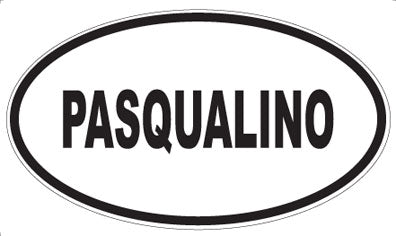 PASQUALINO - Oval Sticker