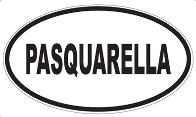 PASQUARELLA - Oval Magnet