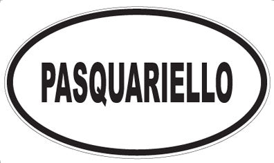 PASQUARIELLO - Oval Magnet