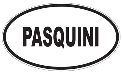 PASQUINI - Oval Magnet
