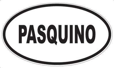 PASQUINO - Oval Magnet