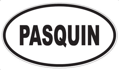 PASQUIN - Oval Magnet