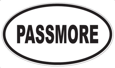 PASSMORE - Oval Magnet