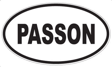 PASSON - Oval Magnet