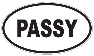 PASSY - Oval Magnet