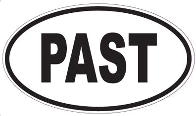 PAST - Oval Sticker
