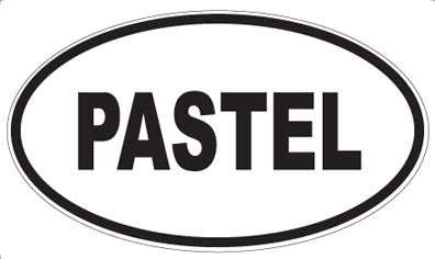PASTEL - Oval Magnet