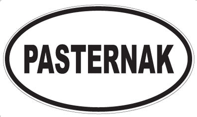 PASTERNAK - Oval Sticker