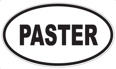 PASTER - Oval Magnet
