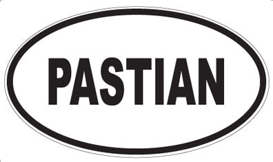 PASTIAN - Oval Sticker