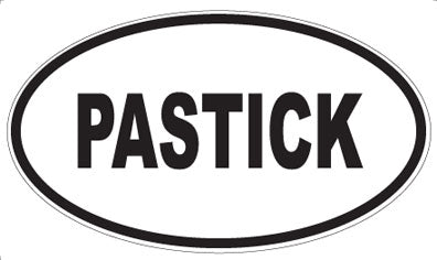 PASTICK - Oval Sticker