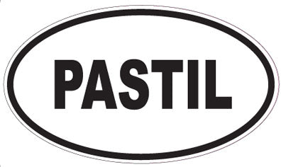 PASTIL - Oval Sticker