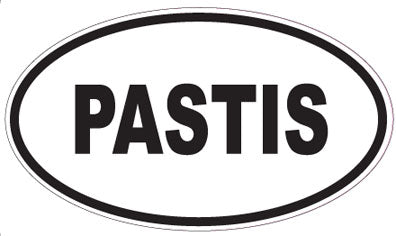 PASTIS - Oval Sticker