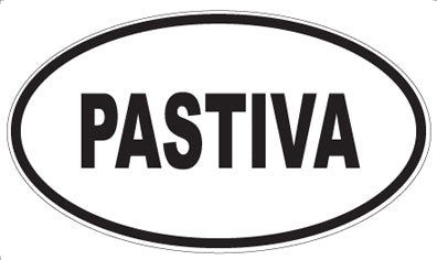 PASTIVA - Oval Sticker