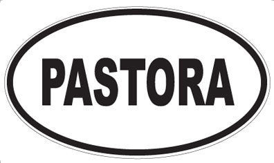 PASTORA - Oval Magnet