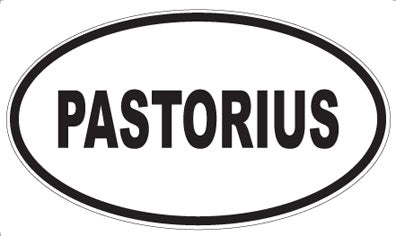 PASTORIUS - Oval Sticker