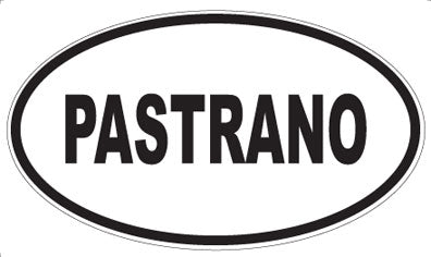 PASTRANO - Oval Sticker