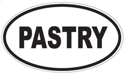 PASTRY - Oval Sticker
