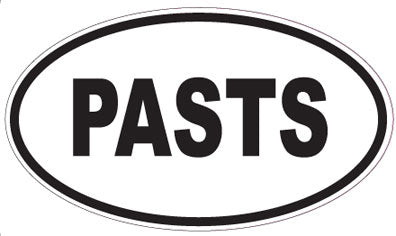 PASTS - Oval Sticker