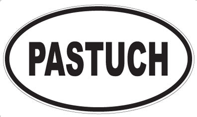 PASTUCH - Oval Sticker