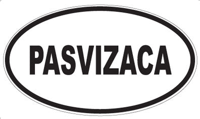PASVIZACA - Oval Magnet