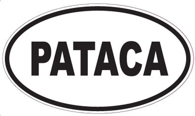 PATACA - Oval Sticker