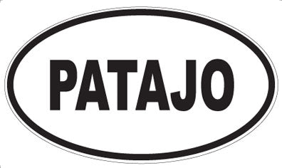 PATAJO - Oval Sticker