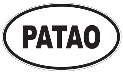 PATAO - Oval Sticker
