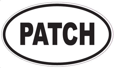 PATCH - Oval Sticker