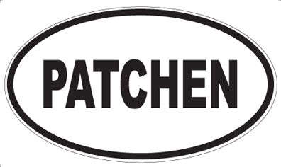 PATCHEN - Oval Magnet