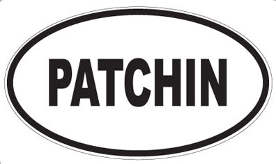 PATCHIN - Oval Sticker