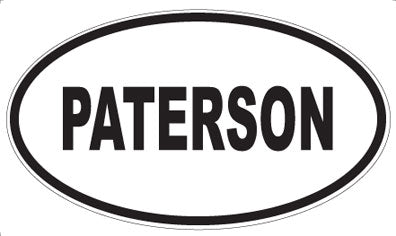 PATERSON - Oval Sticker