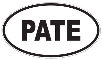 PATE - Oval Magnet