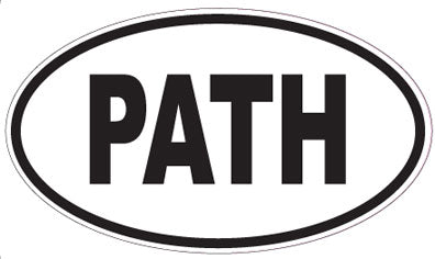 PATH - Oval Sticker