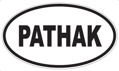 PATHAK - Oval Sticker