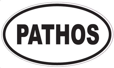 PATHOS - Oval Sticker