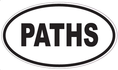 PATHS - Oval Magnet