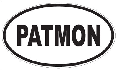 PATMON - Oval Magnet