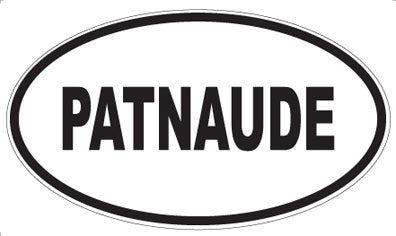 PATNAUDE - Oval Sticker