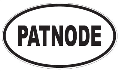 PATNODE - Oval Sticker
