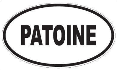 PATOINE - Oval Magnet