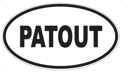 PATOUT - Oval Magnet